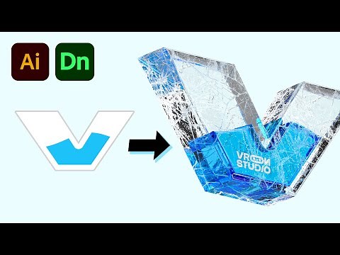 How to create 3D Liquid Effect | Adobe Illustrator & Dimension Tutorial