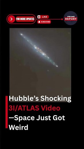 3I/Atlas Video from Hubble telescope