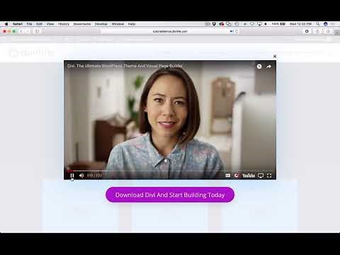How to Create a Pop Up Video in Divi with a Call to Action Button