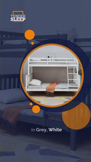 Triple Bunk Bed with Mattress | Maximum Comfort, Minimum Space 🛏️🛏️🛏️😍