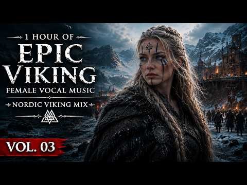 1 Hour of Epic Viking Female Vocal Music ⚔️ Nordic Viking Mix | Vol. 03