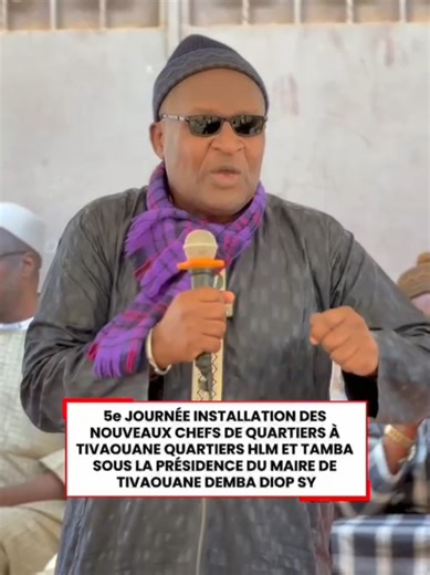 #Installation et Remise officielle du Drapeau national au délégué de quartier des H.L.M