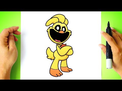 How to DRAW KICKIN CHICKEN - Smiling Critters - [ Drawing POPPY PLAYTIME Characters ]