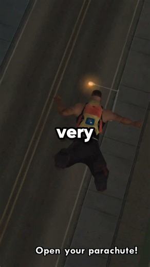 what happens if we open a parachute too late in all GTA Games?