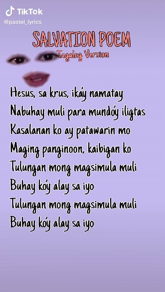 Superbook Tagalog Song Lyrics: Salvation Poem and Hesus Sa Krus