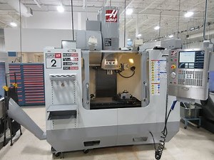 Haas VF-2 SS CNC Vertical Machining Center with 4th Axis Drive Thru-Spindle Coolant and Probing