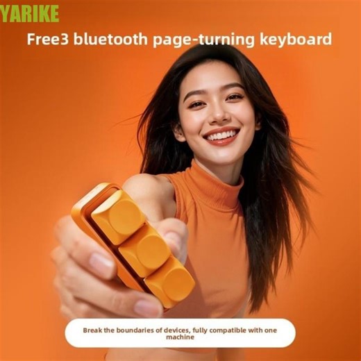 LUMIQLO Multi-functional Keyboard Page Turner Universal 3 Keys EBook Page Turner Keyboard Gifts Portable Bluetooth Page Remote Control For Short Video Slide PPT PDF Page Flipping | Lazada PH