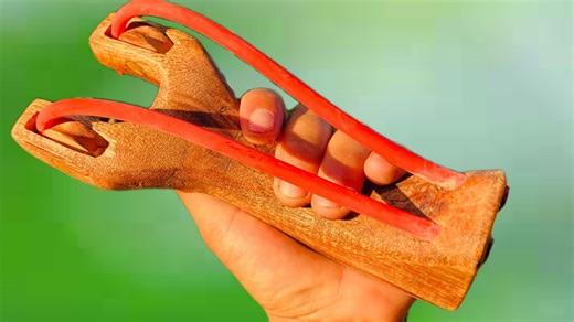DIY Powerful Wooden Slingshot | Perfect for Hunting and Outdoor Adventure