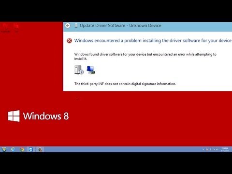 [FIX] The Third Party INF (Driver) Does Not Contain Digital Signature Information