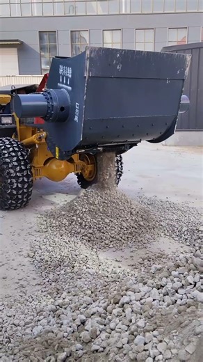 Mining Loader with Mixer Bucket |Underground Concrete Mixing Solution #earthopstv #automobile #viral