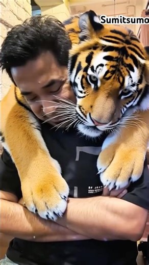 Tiger Hug | Beast Buddies | #shorts #viral #trending #youtube #youtubeshorts #entertainment