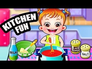 Baby Hazel in Kitchen 🍳 | Fun & Educational Cooking Game | Baby Hazel Games