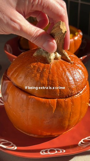 41K views · 241 reactions | Pumpkin Soup in a Pumpkin! | Crowded Kitchen | Facebook