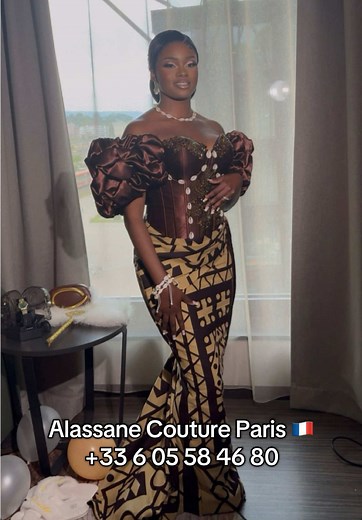 Meilleur couturier de Paris Wedding africa Couture sur mesure #couture #africaine #paris #france🇫🇷 #pourtoi #foryoupage❤️❤️ #modèles #tendance #élégance #fashion #chic #robe #mariage