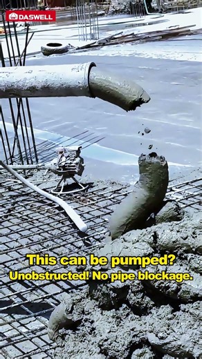 Can You Pump THIS? 🤯 Dry Concrete vs. Daswell Mixer Pump