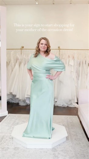 Your sign to shop for your Mother of the Bride or Groom dress. This moment is yours too! 💖