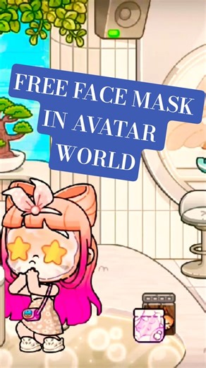 💫HOW TO GET FREE FACE MASK IN AVATAR WORLD💫#shorts #mina