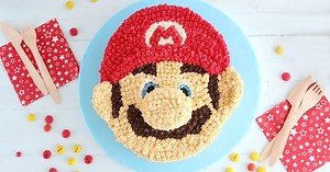 Tarta Super Mario Bros sin fondant