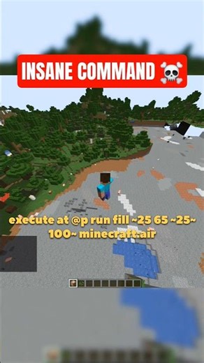 This SECRET Minecraft Command SHOCKED Me 😱#shorts