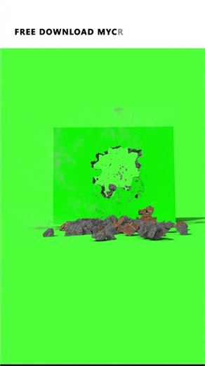 Brick Wall Destruction #greenscreen #shots