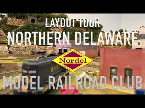 Northern Delaware (Nordel) Model Railroad Club HO DCC Layout Tour
