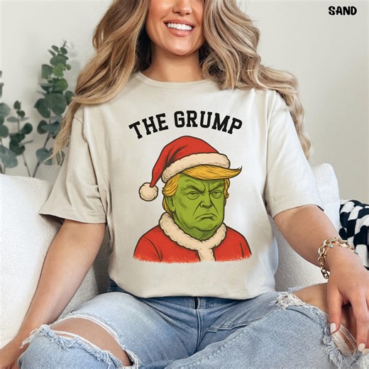 Grump Shirt, Grinch Trump Shirt, Christmas Anti Trump Shirt, Anti-trump Shirt, Anti Maga Shirt, FDT Funny Political T-shirt, Christmas Gift - Etsy Ireland