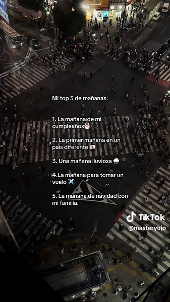 Mi top 5 de mañanas inolvidables