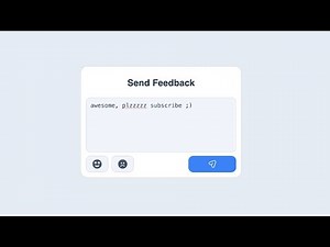 Creating "Feedback Box" Using HTML5 & CSS.
