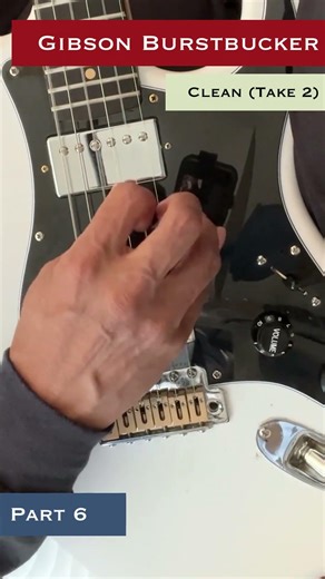 Gibson Burstbucker pickup smooth attack and clarity