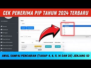 CARA CEK PENERIMA PIP 2024 JENJANG SD | LENGKAP SAMPAI PROSES PENCAIRAN PIP