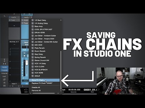 Save FX Chains in #StudioOne