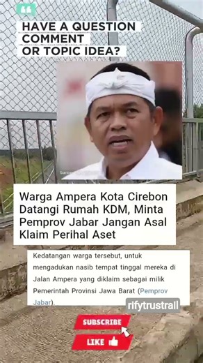 news seputar jabar 03 kdm istimewa #kdm #shortvideo #jabar #information