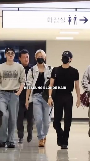 Heeseung's back with blonde hair🥹🤍 | Ye Cin