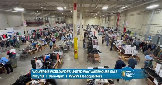 Wolverine Worldwide hosting Shoe Warehouse Sale to benefit West MI United Way
