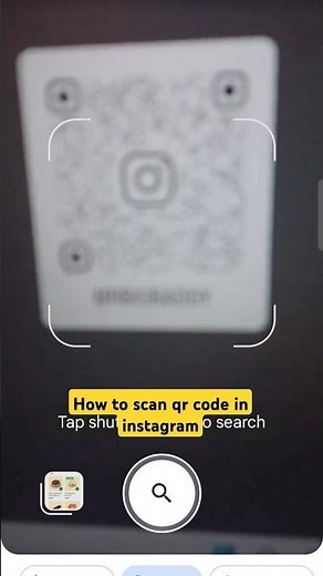 how to scan qr code in instagram #howto #instagram #tech #tips