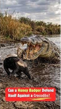 30-Pound Honey Badger vs. 1,000-Pound Crocodile