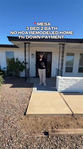 Bruno Gamez on Instagram: "MESA •3 bed ✅ •2 BATH ✅ •NO HOA ✅ First time home buyer programs as low as $1,000 down or 1% down for repeat buyers!🙌🏼 Comment or Dm me “REMODEL” for more info and a link to property!📲 Bruno Gamez|Realtor 602-517-0516 📲 Bruno@fregroup.io 📧 FRE GROUP|A.Z. & Associates Hablo español🤠 •FIRTS TIME HOMEBUYER SPECIALIST ✅ •NEW BUILD SPECIALIST✅ #arizona #firsttimehomebuyer #homeownership homeforsale phoenixhomes"