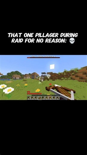 that one pillager in every raid 😭