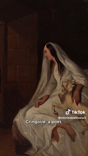 Esmeralda and Quasimodo painting story by Antoine Johannot