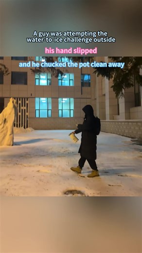 Epic Water-to-Ice Challenge Fail