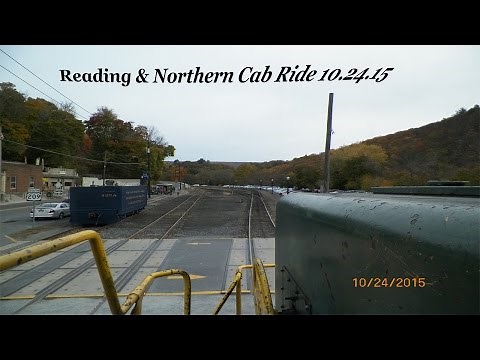 Cab Ride On The Reading Blue Mountain & Northern (Lehigh Gorge Scenic Railway) 10/24/15