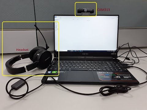 How to set up LIVE STREAMER WEBCAM(CAM313/PW313) in ZOOM on Windows