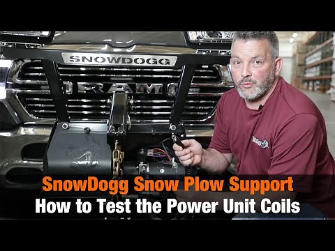 SnowDogg Tech Support: Testing the Coils on the Plow Power Unit