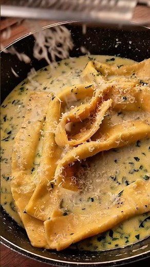 I Made “Long Way Ravioli” From Scratch 😮 Shrimp, Truffle & Lemon