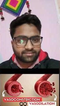 vasoconstriction and vasodilator short video 📸#pharma #mbbs #lungs #nursing