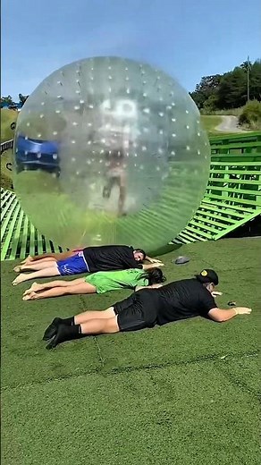 This zorb ball game is very funny😲 #fact