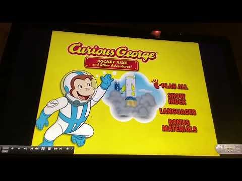 Curious George: Rocket Ride & Other Adventures 2007 DVD Menu Walkthrough