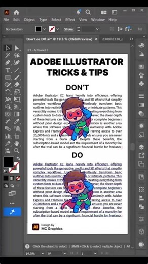How to make Text Warp correctly using Adobe Illustrator 2026 🎨 #vectortutorials #illustratortutorial