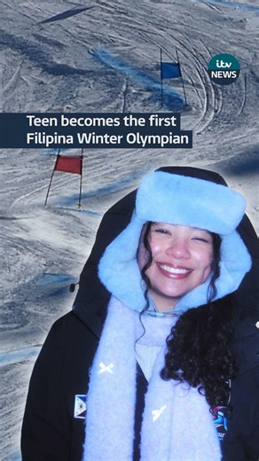 Meet Tallulah Proulx, the first ever Filipina competing at the Winter Olympics. She told ITV News how she hopes to inspire other women to get into winter sports #winterolympics #alpineski #slalom | ITV News