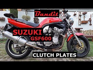 Suzuki GSF600 Bandit clutch plate and spring replace / Bandit 600 kuplunglamellák kuplungrugók GN77B